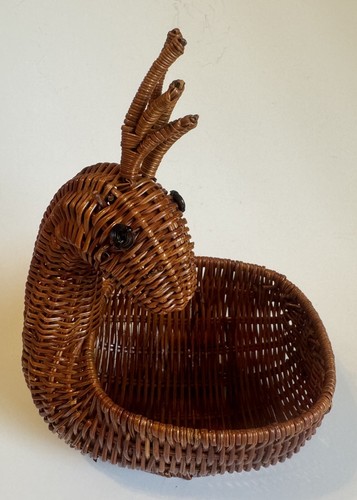 Reindeer wicker rattan woven - wicker,
