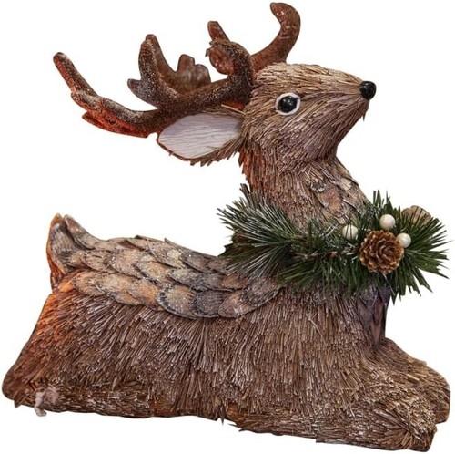 Reindeer with wreath christmas - reindeer,