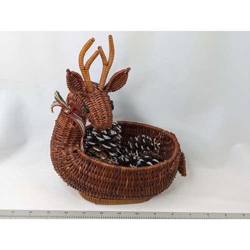 Christmas decor wicker - decor,