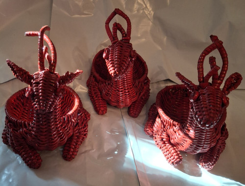 Set reindeer baskets - of,