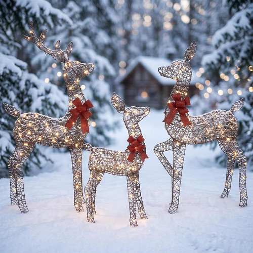 Hoyechi 5ft light reindeer - hoyechi,