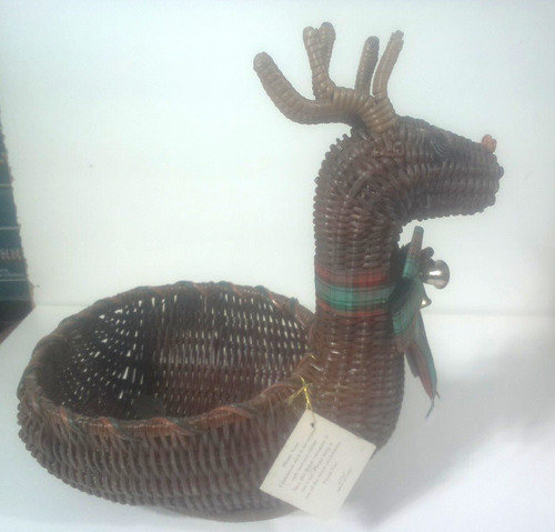 Ftd reindeer wicker basket - ftd,