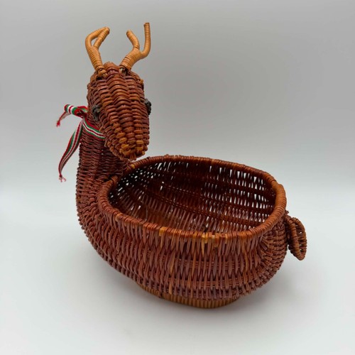 Christmas vintage wicker - vintage,