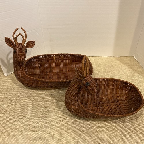 Set vintage reindeer - vintage, deer