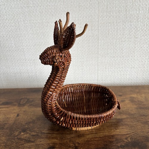 Vintage wicker basket medium - basket,
