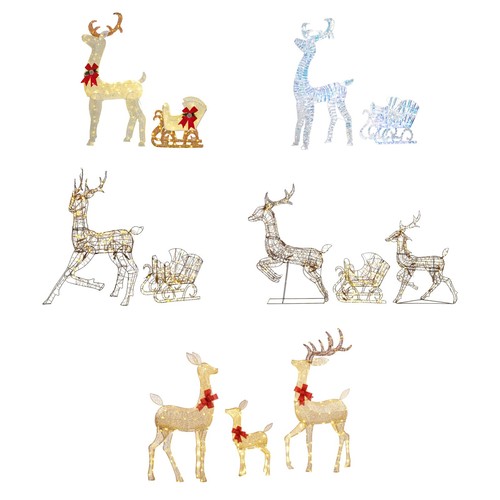 Various light reindeer - various,