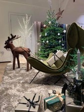 christmas reindeer, sculpture