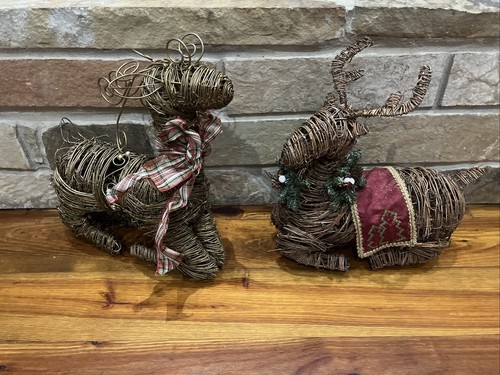 Wicker reindeer rattan wire - 2,