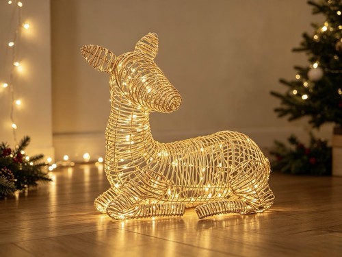 Lumineo golden wicker lying - lumineo,