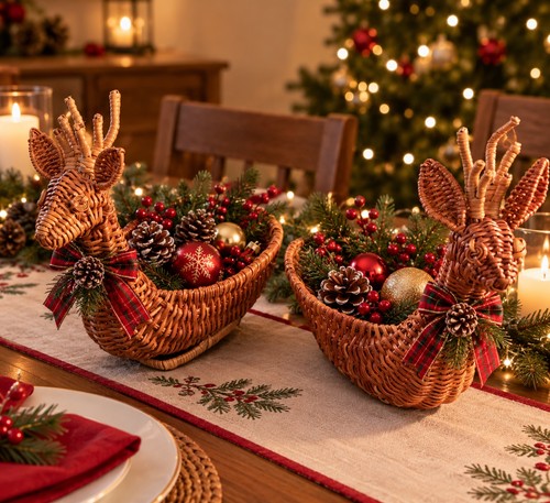 New wicker reindeer - , stag