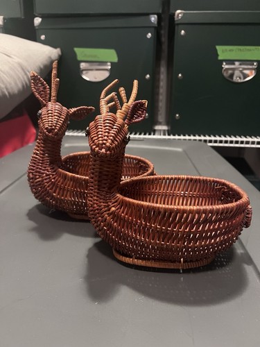 Wicker deer reindeer - wicker, deer/reindeer