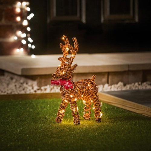 Standing reindeer woven - ,
