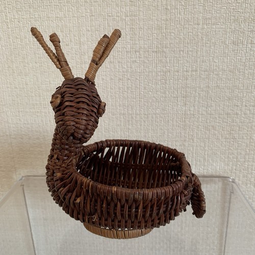 Vintage wicker basket small - wicker,