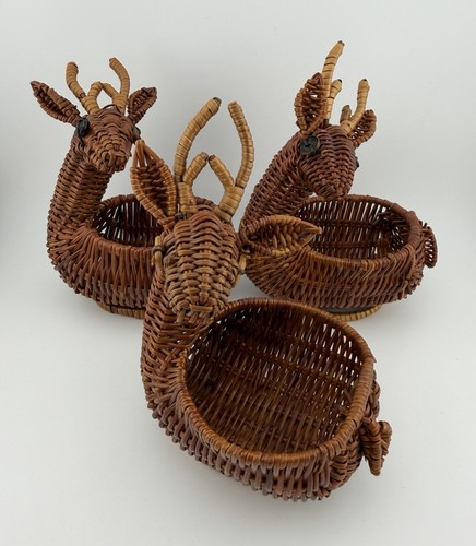 Reindeer deer animal wicker - reindeer,