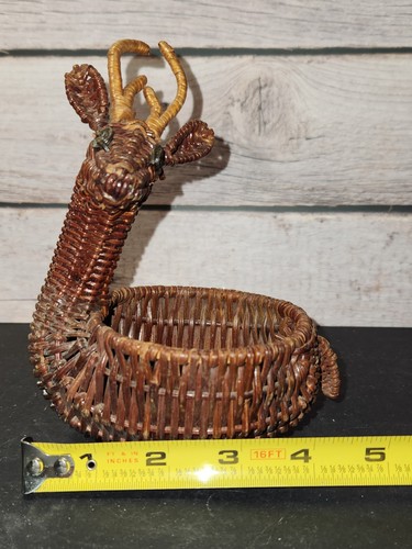 Reindeer table decor - table, dark