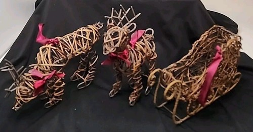 Piece wicker and - wicker, wire