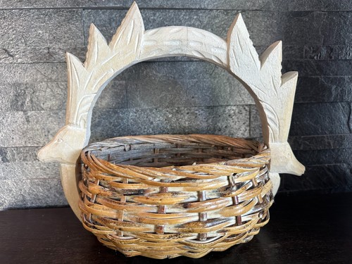 Vtg hand carved - vtg, deer